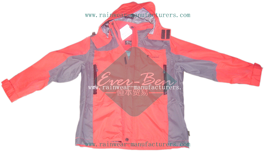 Nylon Warm Raincoat|Womens Waterproof Jacket